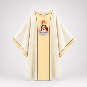 áo lễ màu vàng mã số 06 mặt trước